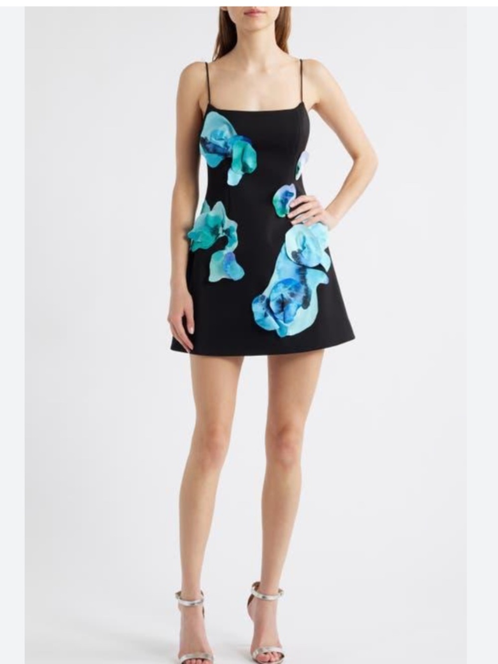 Parrfold Floral Sleeveless Minidress Acler New Markdown